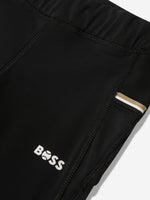 BOSS - Teen Girls Black Logo Leggings