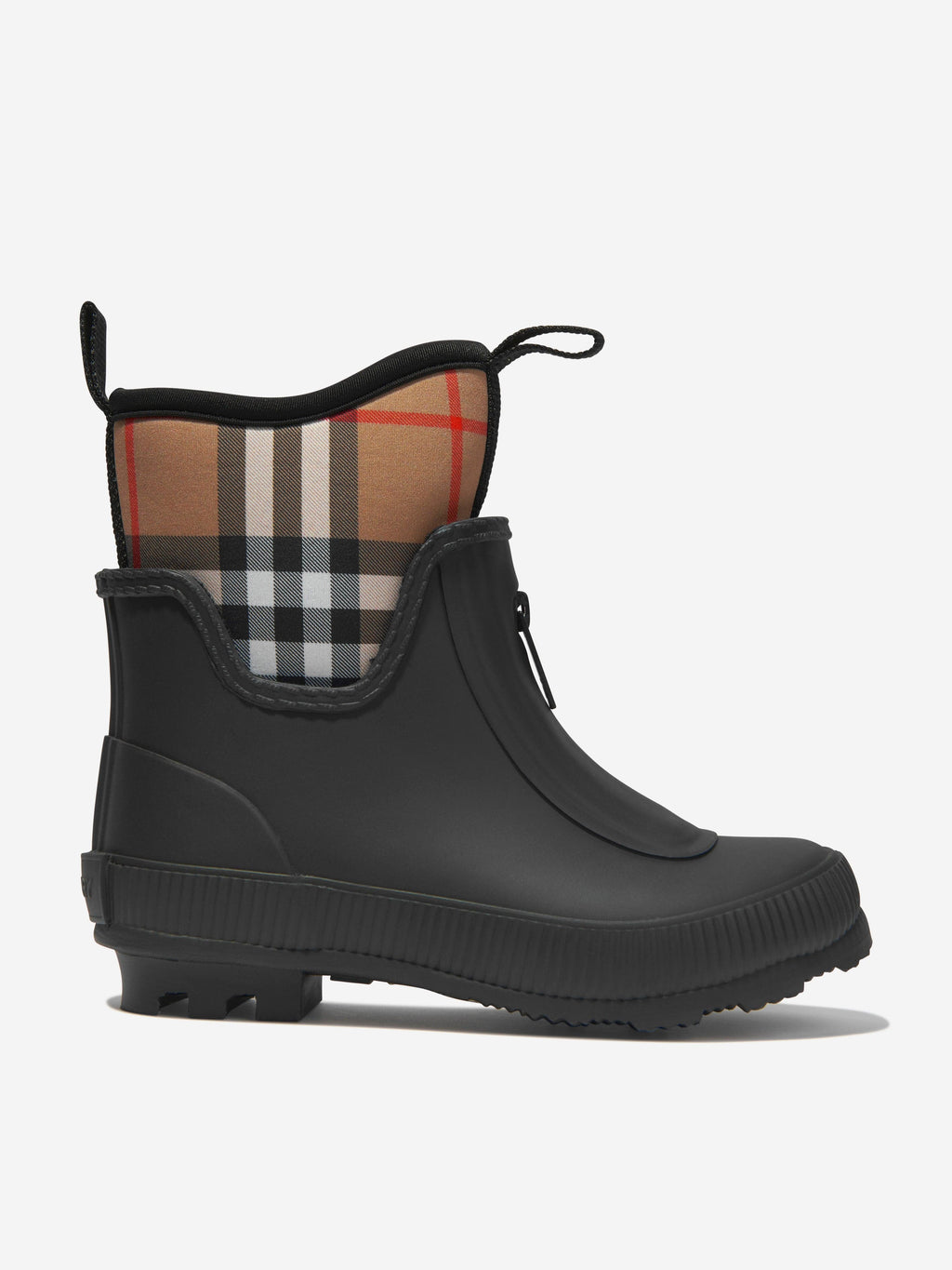 Burberry Kids' Mini Flinton Check Waterproof Rain Boot