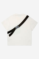 Fendi - Boys Ivory FF Belt Bag T-Shirt