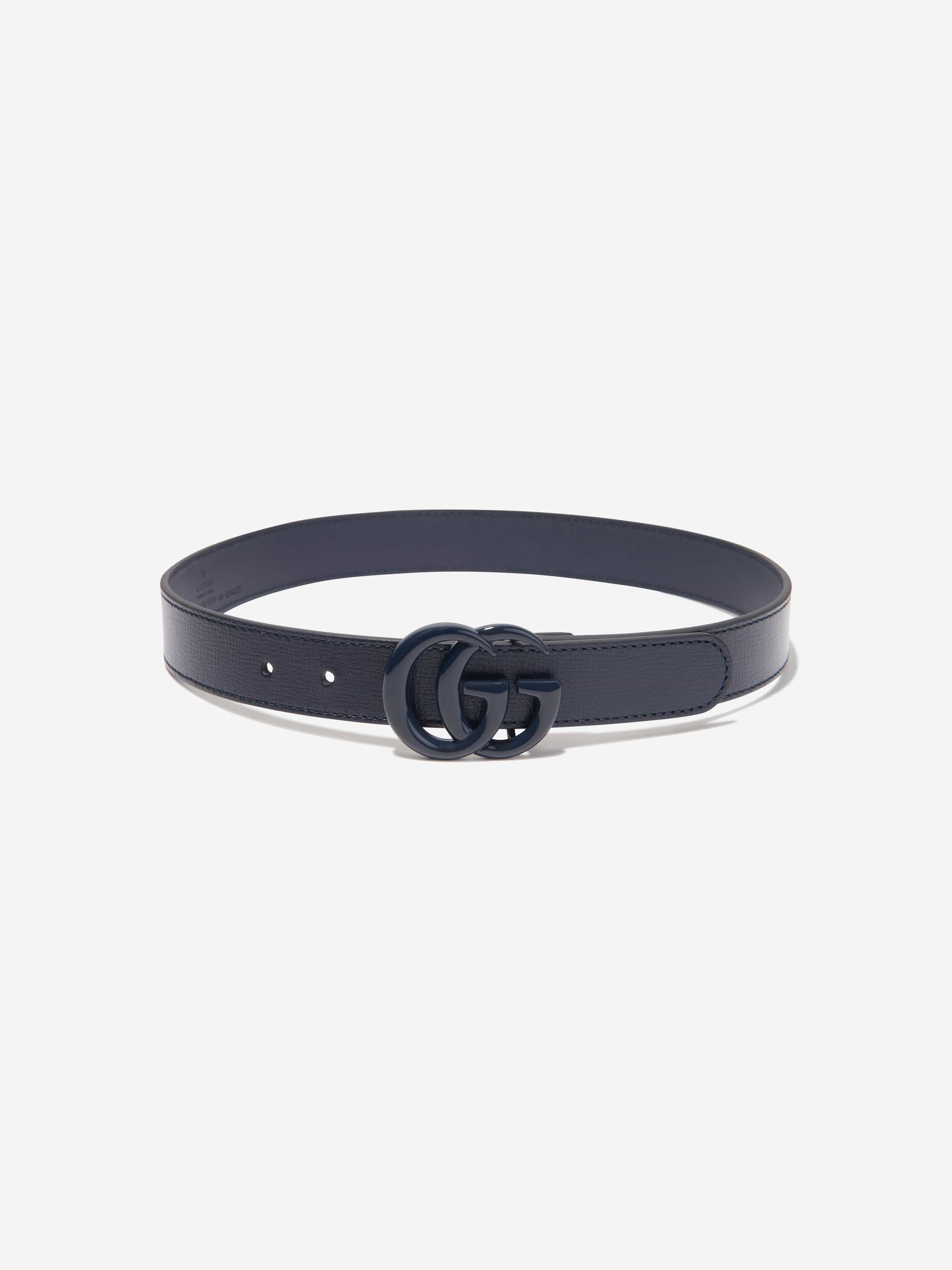 Children's leather hotsell double g belt