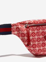 Children's star belt bag in Red Fabric