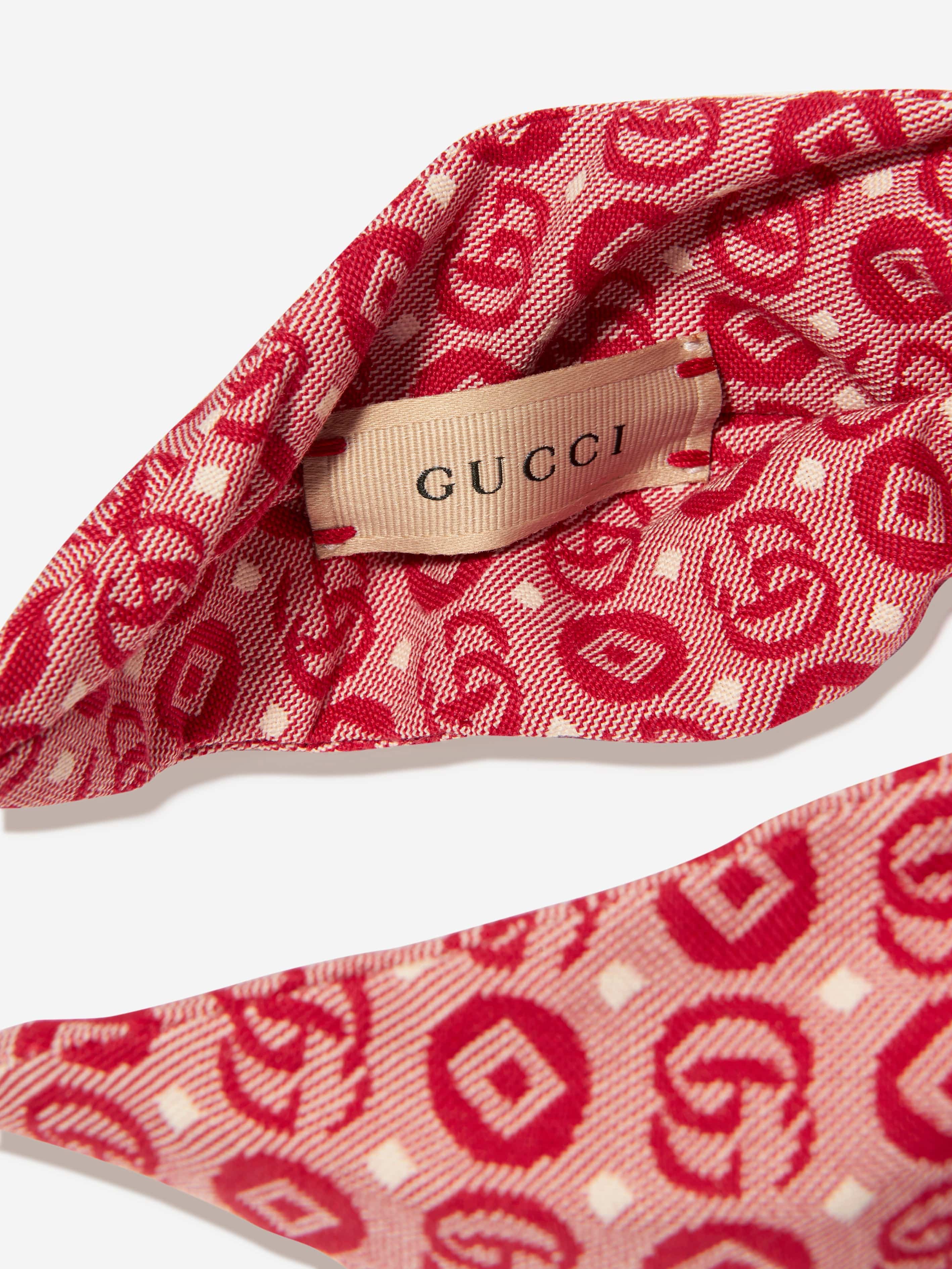 NWT Gucci girls pink headband with store logo