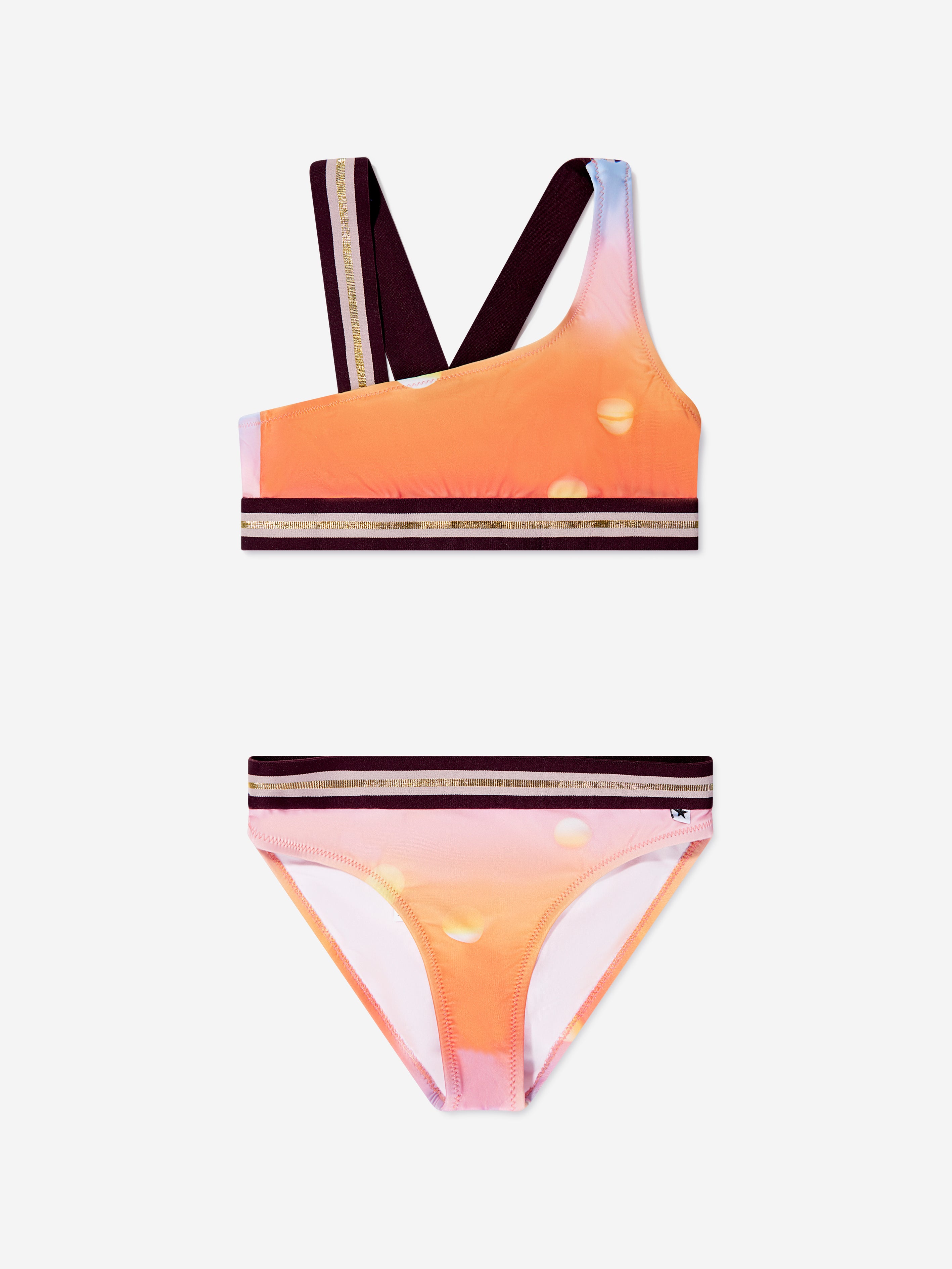 Molo Nicola asymmetric bikini - White