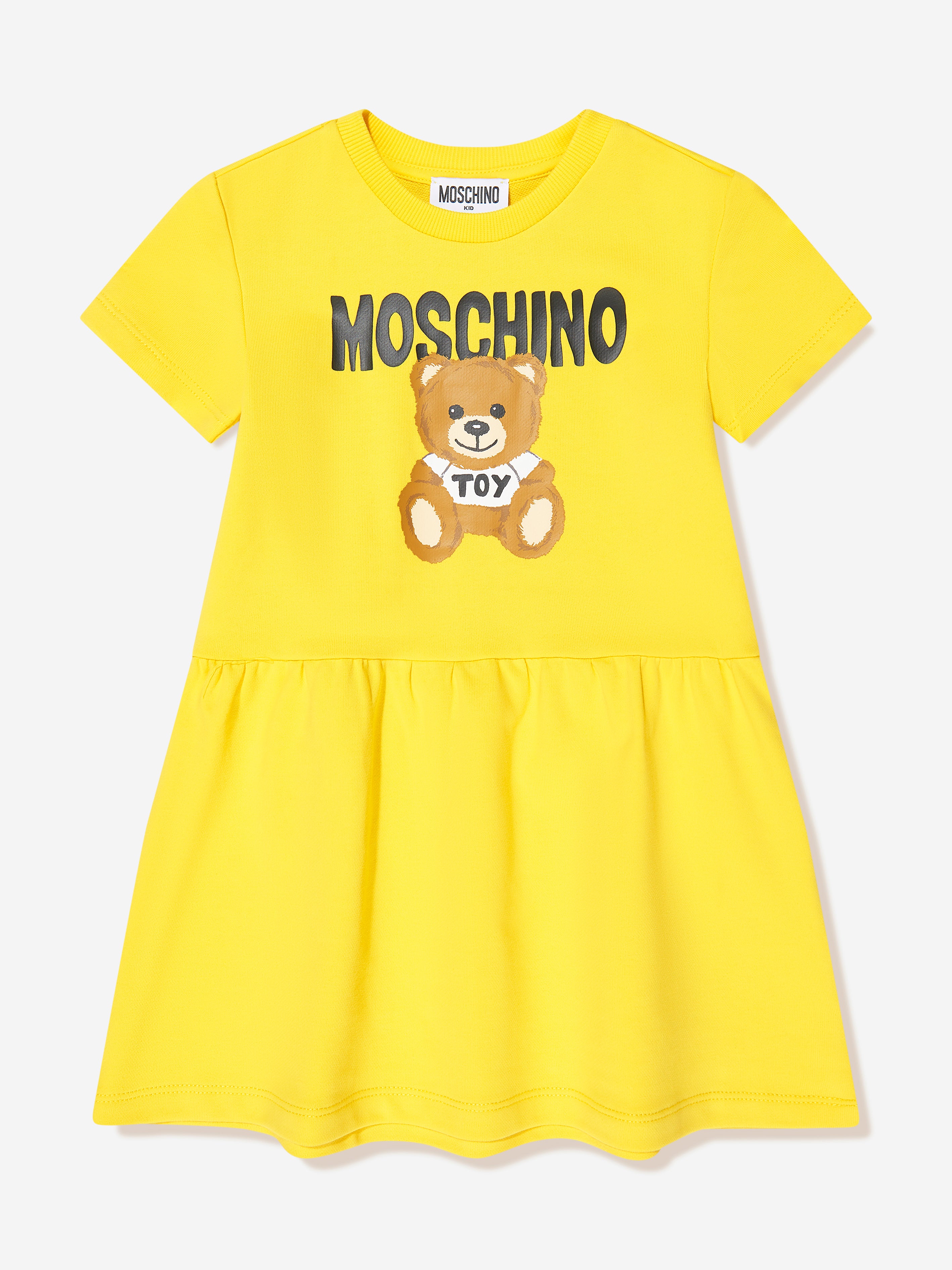 Moschino Kids logo-embroidered romper - White