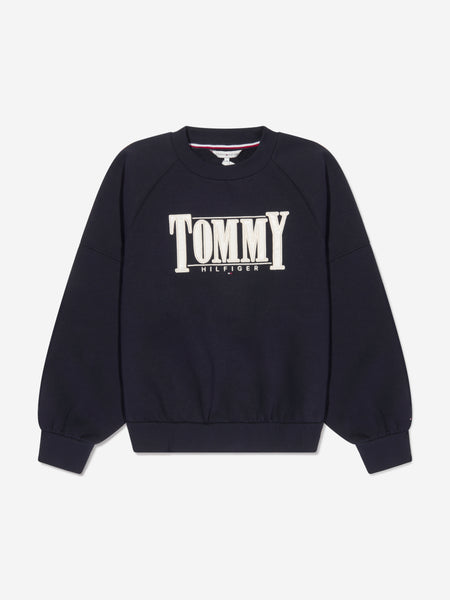 Sweatshirt Girls Clothing Tommy Childsplay Hilfiger Sateen - | Logo